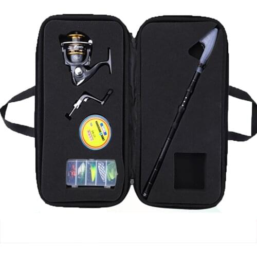 Carbon Telescopic Lure Fishing Rod Combo Spinning Portable 2.1M Fishing Set Feeder Rod Kit Short Travel Pole Bass Carp Stick