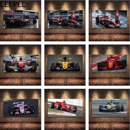 Ferraris F2004 Car F1 Racing Sport Cars Wall Art Poster And Prints Canvas Painting For Home Living Room Decor No Fram Cuadros