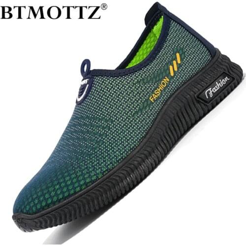 Mesh Men Shoes Casual Summer Outdoor Sneakers Men Lightweight Walking Shoes Gym Trainers Slip on Mens Loafers Zapatillas Hombre