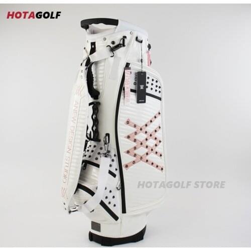 New Fashion ANEW Golf bag High quality Golf clubs bag White Pink in choice 9.5 inch Golf staff bag One-shoulder style