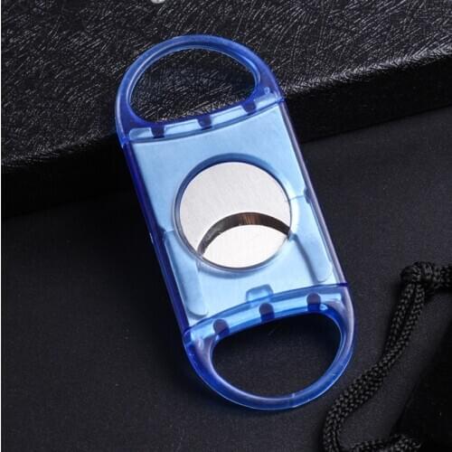 Double Blades Cutter Cigar Cutter Knife Pocket Classic Cigar Guillotine stainless steel Cigar Accessories