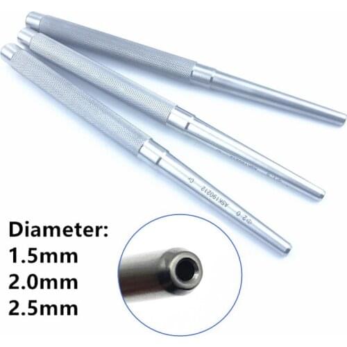 Stainless steel Kirschner wire punch Pin punch Veterinary orthopedics Instruments Training Tools
