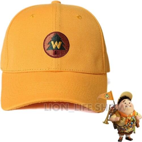 Anime Yellow Baseball Cap Up Wilderness Explorer Russell We Embroidered Logo Hat