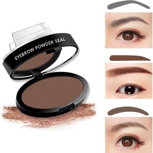 Eyebrow Stamp Waterproof Eyebrow Powder Seal Quick Makeup Eye Brow Cosmetics Beauty Makeup Tool Tattoo Brow