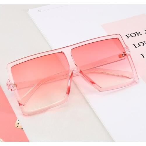 PAMASEN European America Square Big Frame Sunglasses Women Luxury Plastic Sun Glasses Classic Outdoor Sun Glasses Goggle UV400