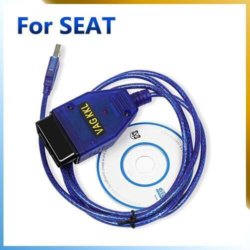 VAG409.1 Vag 409 VAG-COM KKL409 USB Diagnostic Cable OBD2 For SEAT Alhambra Altea Arosa Cordoba Ibiza Inca Leon Toledo Scan Tool