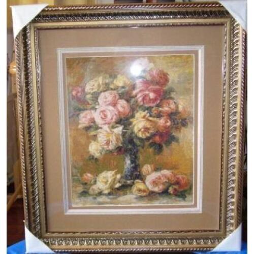 Fishxx Cross Stitch,T247flowers[Dear recoba Noah rose]room cotton,water-soluble 100% accurate pattern,11CT,Need to embroidery
