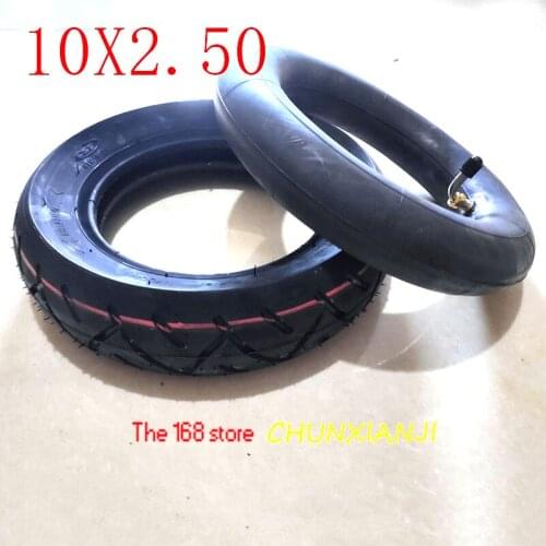 High Quality 2PCS Pneumatic 10x2.50 Tire for Electric Scooter Balance Drive Bicycle Tyre 10*2.5 Inflatable Tyre and Inner Tube
