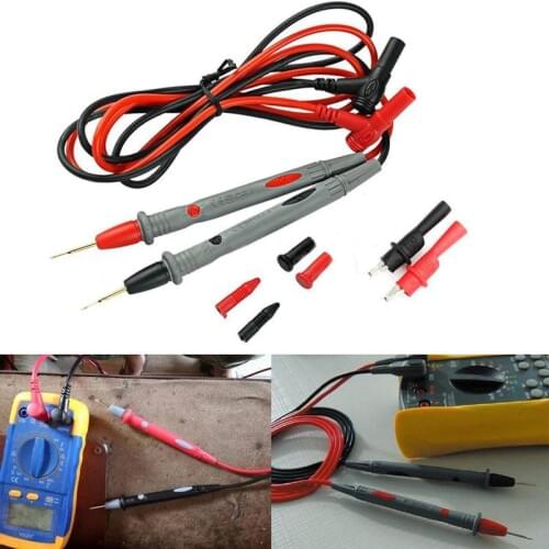 1pc 1000V 20A Probe Test Lead + Alligator Clips Clamp Cable Wire Test For Digital Multimeter Tester IC Pins