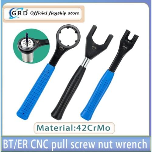 1pcs ER16 ER20 ER25 ER32 ER40 BT30 BT40 BT50 High-end CNC tool wrench pull nail wrench ER nut wrench