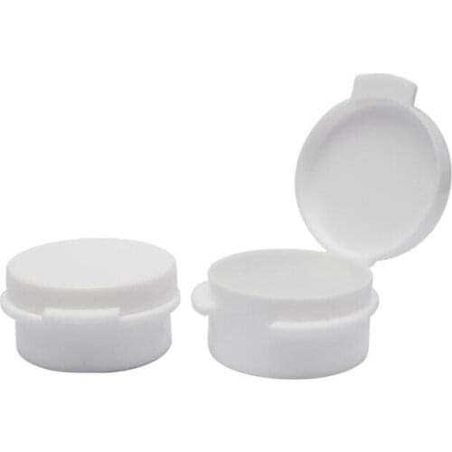 100PCS Cosmetic Button Jar 5g Clear Plastic Box Mini Small Pot Leak Proof Cream Empty Makeup Container Sample Jars