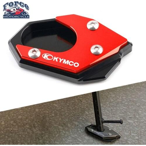 For KYMCO XCITING 250 300 300i 400 S400 Xciting300 CT250 CT300 CT Motorcycle CNC Aluminum Kickstand Extension Enlarge Plate
