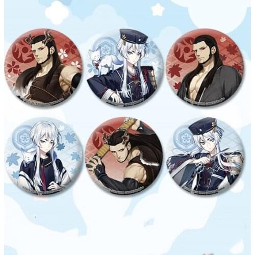 58mm icons Touken Ranbu Online Hotarumaru Swords Broche Brooch Badges