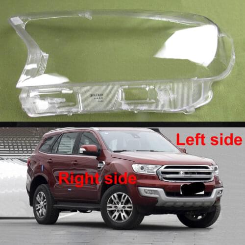 For JMC Ford Everest 2016-2020 Front Headlight Shell Lamp Shade Transparent Cover Glass Headlamp Cover