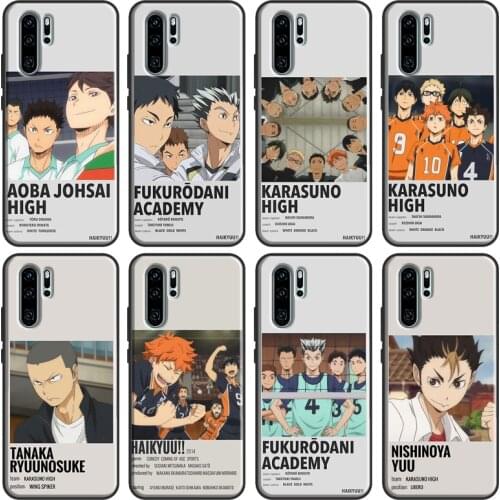 Anime Haikyuu Love Volleyball Case For Huawei P20 P30 P40 Lite P Smart 2019 2021 Nova 5T Honor 20 Pro 8A 8X 9X 10i Coque