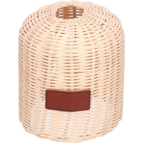 Rattan Gas Tank Case Anti‑Collision Lightweight Gas Cylinder Holder Case for Traveling for BBQ for Picnics for Outdoor Camping