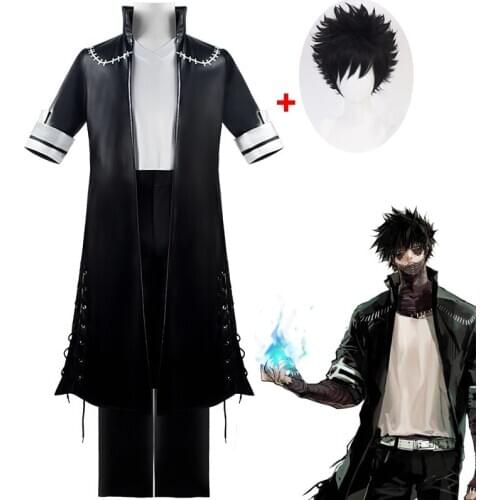 My Hero Academia Boku no Hero Academia OCHACO URARAKA Dabi Cosplay Costume Full Set Men Women Jacket Coat T Shirt
