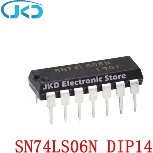 10pcs SN74LS06N 74LS06N 74LS06 DIP-14 New and Original IC