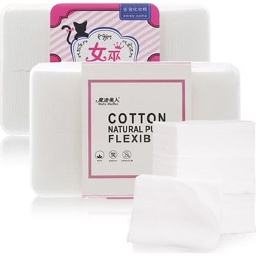 1000Pcs/box Disposable Makeup Cotton Wipes Soft Makeup Remover Pads Facial/Nail Cleansing Paper Make Up Tool Cosmetic Cotton Pad