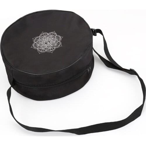 Yoga Wheel Bag Diameter 36cm Yoga Wheel Yoga Block Storage Sports Ring Bag Double Zipper Fitness Bag Nylon Cloth Bag