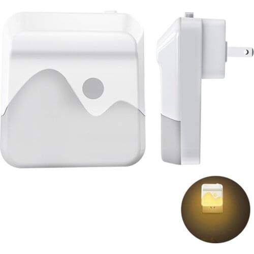 LED Night Lights Mini Light Sensor Control 110V-240V Children Night Lamp Lights For Bedroom Kids Room Living Room Lighting