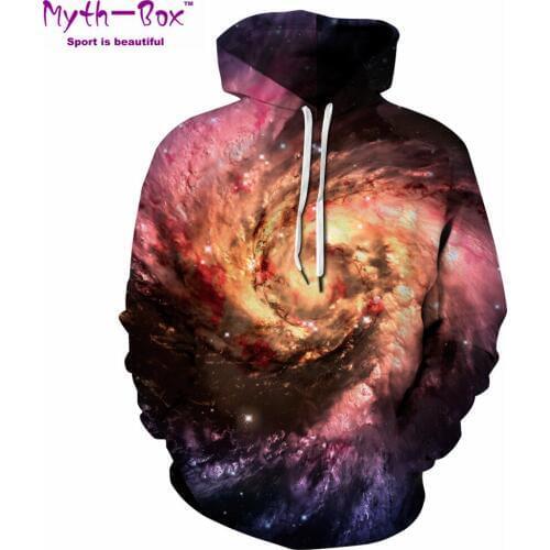 Women/Men Hoodie Sweatshirts Autumn Winter Sport Hoodies Women Galaxy 3D Print Nebula Sportwear Hooded Sweaters Hip Hop Pullover
