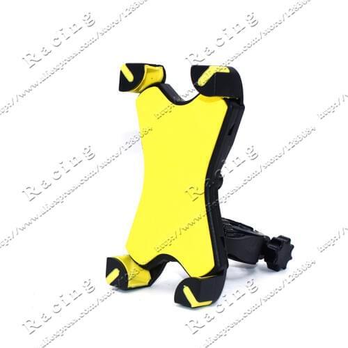 Universal Anti-Slip Bike Phone Holder on Mountain Bicycle Motorcycle Moto Bicycle Mobile Holder for Width 3.5-7inch Phone GPS