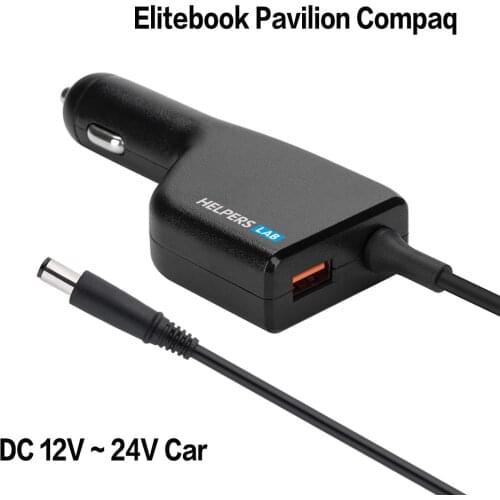 19V 4.74A 90W Laptop Car Charger Power Adapter for Hp Elitebook 8460p 8440p 2540p 8470p 2560p 6930p 8560p 8540w 2570p 8540p