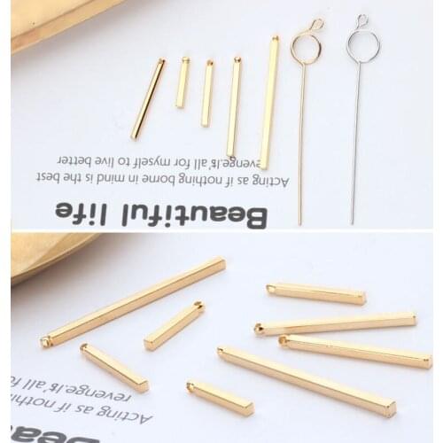 10pcsSimple Ear Hanging Stick Singlependant Tassel Diy Handmade Earrings Ornaments Jewelry Accessories Wholesale Korea Women
