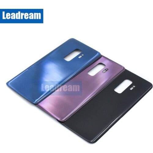 10PCS Back Battery Door Housing Cover Rear Glass with Adhesive for Samsung Galaxy S9 G960 G960F S9 Plus G965 G965F Free DHL