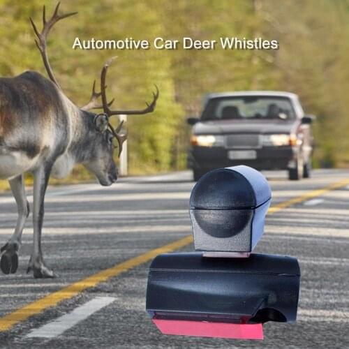 2PCS Car Deer Animal Alert Warning Automotive Animal Alarm Mini Compact Auto Alert Device Car Wind Animal Sirens Deer Repellers