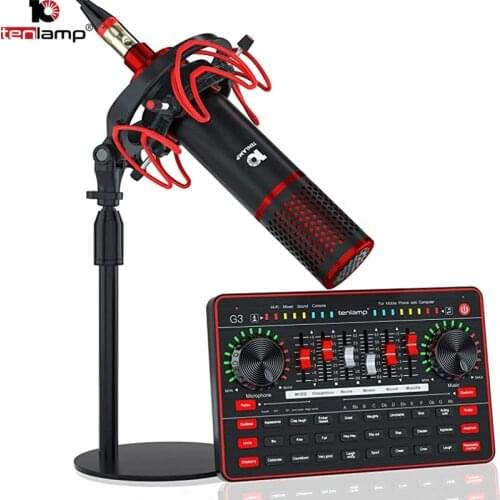 G3 live bluetooth USB sound card & capacitive microphone