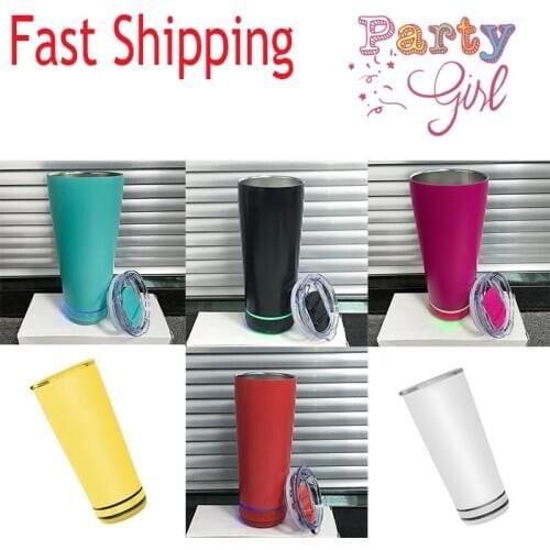 5pcs/Lot 18oz Creative Smart Water Bottle Speaker Waterproof Double Wall Thermos Stainless Steel Portable Birthday Gift