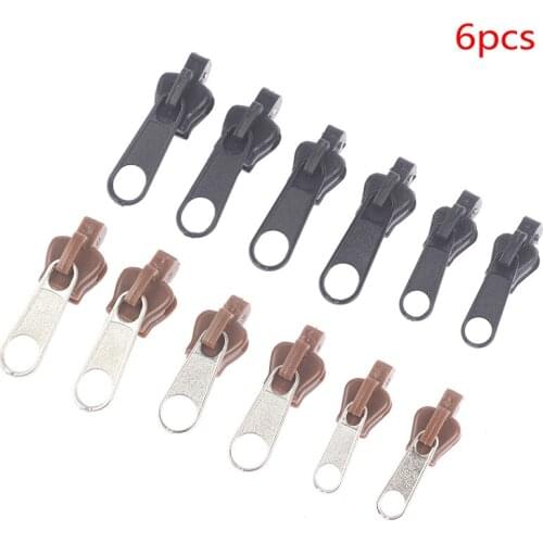 6Pcs Universal Instant Fix Zipper Repair Kit Replacement Zip Slider Teeth Rescue