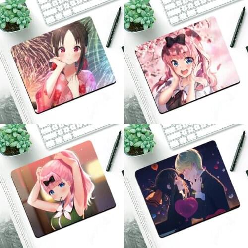 Kaguya-Sama Large Mouse pad PC Computer mat Small Pads Rubber Mouse Mat MousePad Desk Gaming Mousepad Cup Mat