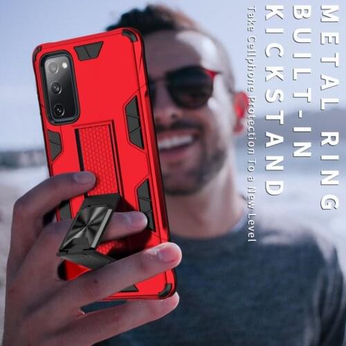 For Samsung Galaxy S20 FE Case ShockProof Armor Magnet Stand Cover Samsung S20 Plus Ultra S20FE S2 0 S 20 F E Holder Phone Cover