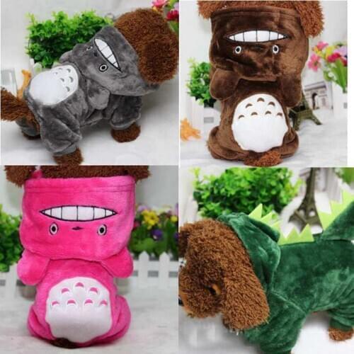 Pets Products Winter Upset Clothes Dressing Up For A Dogs Funny Dinosaur Puppy Costume Chuky Thicken Keep Warm Dogs Outfits