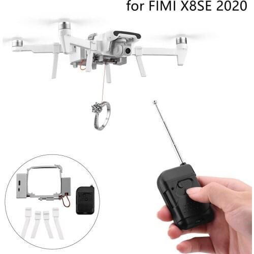 For FIMI X8SE 2020 Drone Airdrop System Wedding Proposal Delivery Device Dispenser Thrower Air Dropping Transport Gift Accessory