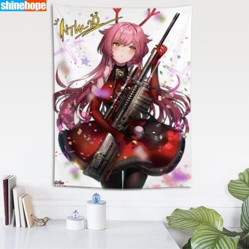 Girls Frontline Tapestry Mandala Wall Hanging Wall Tapestry Psychedelic Farmhouse Decor Dorm Room Wall Carpet Wall Blanket