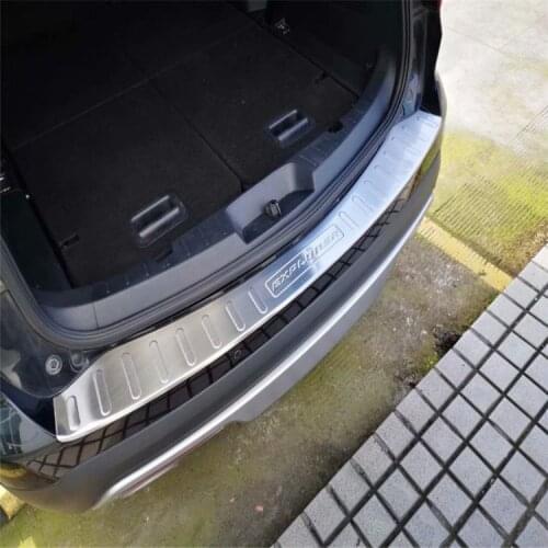 Stainless steel Rear Bumper Car door cover inside and outside door sill plate for Ford Explorer 2013-2018