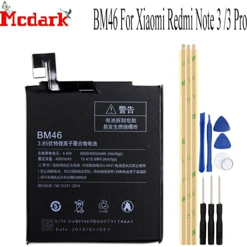 Mcdark Xiaomi Redmi 5 Plus Phone Batteries