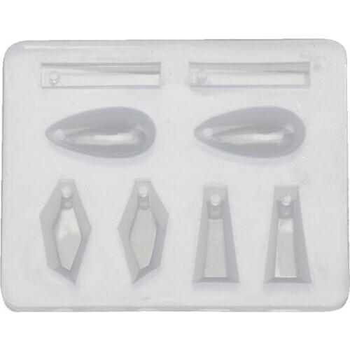 Irregular Pendant With Holes Earrings Neckalce Resin Mold Jewlery Making Tools X7YC
