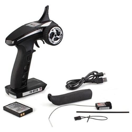 New Flysky FS-GT2B 2.4G 3CH System Transmitter + Receiver for RC Car Boat