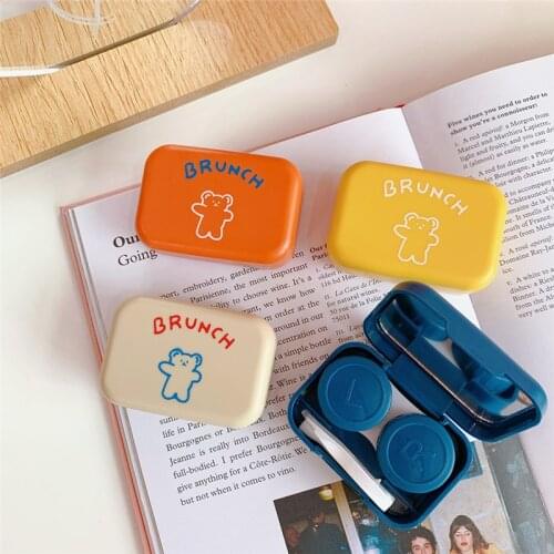 Contact Lenses Tweezers Suction Stick Eyes Care Tool Kit Contact Lens Case Clip Stick Tweezers Contact Lens Box Accessories