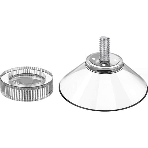 Fixture suction cup kitchen wall-mounted furniture M4 thread with knurled nut 40mm suction cup 4/10PC Storage suction cup