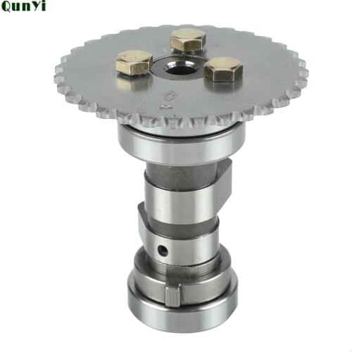 Motorcycle Camshaft and 32T Cam Sprocket For lifan LF 125cc 125 Horizontal Engines Dirt Pit Bike Monkey Atv Quad Go Kart Parts