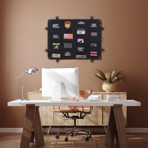 Tactical Patch Display Board Patch Holder Folding Mat for Military ID Foldable DIY Badge Paste Pad Patches Tool Organizer