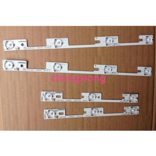 100pcs/lot for Konka LED32F3700PF/LED32F2300NE light bar, *35018402, *35017947 4in1 backlight lamp LED strip 6v