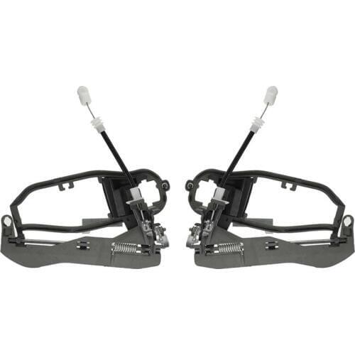 2Pcs Car Interior Door Handle Bracket Front Left Side + Front Right Side For Bmw X5 E53 2000-2007 51218243615 51218243616