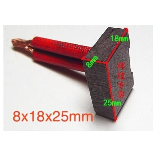 8x18x25mm carbon brush for iskra heavy truck starter motor